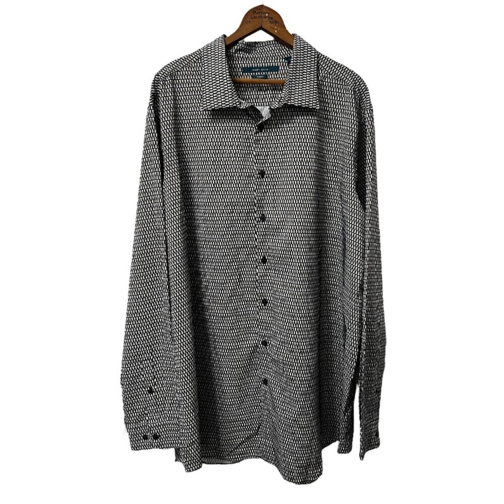 Perry Ellis Stretch Long Sleeve Men’s Dress Shirt 2XLT